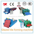Advanced design free after sale servie automatic trapezoid roof sheet rolling machine